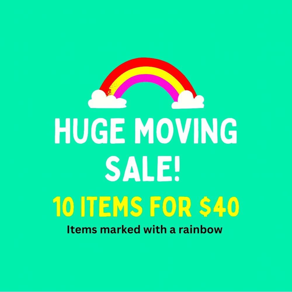 Huge moving sale!